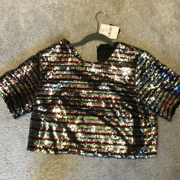 Sequin Forever 21 Top - Picture 3 of 5